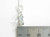 Blue Topaz sterling silver pendant on a 16 inch chain necklace .925 size example