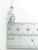 Lavender colour Cubic Zirconia sterling silver pendant on 16 inch chain side view