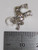 Moose sterling silver charm .925 x 1 Elk Elks Animal charms G side view