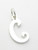 Letter C Initial sterling silver charm .925 x1 Letters Initials charms additional view