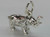 Elephant sterling silver charm .925 Elephants charms B additional view