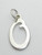 Letter O Initial sterling silver charm .925 Letters Initials charms additional view