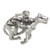 Greyhound Racing sterling silver charm .925 x 1 Greyhounds Dog Dogs