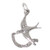 Capistrano Swallow sterling silver charm .925 x 1 Swallows