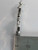 Stork Bird 2D sterling silver charm .925 Storks Birds charms side view
