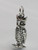 Owl bird sterling silver charm .925 x 1 Owls Birds charms A additional view