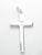 Cross sterling silver diamond cut pendant .925 Holy Crosses Jesus A1 additional view