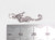 Seahorse sterling silver charm .925 Sea Horse Seahorses charms side view