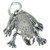 Frog Toad sterling silver charm .925 x 1 Frogs Toads charms K