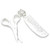 Comb and Scissors sterling silver charm .925 Hairdressing charms D