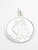 22mm Saint Christopher sterling silver pendant only .925 Travelling extra view