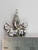 Hibiscus flower sterling silver charm .925 x 1 Hawaiian Flowers charms detail