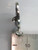 Hibiscus Hawaii sterling silver charm .925 Flowers charms side view
