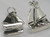 Catamaran sterling silver charm .925 Boats and Yachts charms extra view