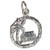 Grass Shack sterling silver charm .925 x 1 Holiday Paradise charms