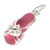 Pink Flip Flop sterling silver charm .925 Flipflop charms
