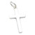 Cross sterling silver charm pendant .925 x 1 Crosses charms pendants A1