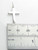 Cross sterling silver charm pendant .925 x 1 Crosses charms pendants A1 detail