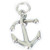 Anchor sterling silver charm pendant .925 x 1 Anchors Boating charms A1