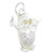 Owl with mortarboard sterling silver charm .925 Graduation charms A1