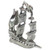 Pirate Ship Galleon sterling silver charm .925 Ships and Galleons