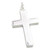 Cross Engine Turned Style Pendant Sterling Solid Silver .925 x1 crosses A1