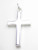 Cross sterling silver millgrain edge pendant .925 x 1 Pendants Crosses additional view