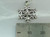 Snowflake Snow Flake sterling silver charm .925 x 1 Snowflakes charms side view