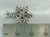 Snowflake Snow Flake sterling silver charm .925 Snowflakes charms size example