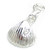 Shell sterling silver charm .925 x 1 Shells clip links charms