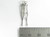 Crutches sterling silver charm .925 pair Crutch Broken Leg charms detail