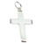 Cross - Crucifix sterling silver pendant Holy Jesus Christ .925 C