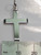 Cross - Crucifix sterling silver pendant Holy Jesus Christ .925 C size example