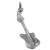 Guitar sterling silver charm .925 x 1 Guitars Music charms
