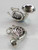 French Horn sterling silver charm .925 Musical Instrument charms alternate view