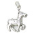Carousel Horse sterling silver charm .925 x 1 Fairground Horses charms A1