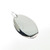 SMALL Oval Engravable Disc sterling silver charm .925 x 1 discs charms image 6