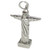 Rio Christ Statue sterling silver charm .925 Christ the Redeemer