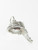 Barrister Wig sterling silver charm .925 Barristers wigs charms detail