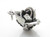 Rose sterling silver charm .925 Roses Flowers Plants charms additional view