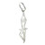 Ballerina 2D sterling silver charm .925 Ballerinas Dancing Dance