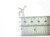 Giraffe sterling silver charm .925 Giraffes Saffari Charms side view