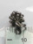 Pine Cone sterling silver charm .925 Pines Cones charms side view