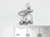 Cherries sterling silver charm .925 Cherry charms detail
