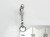 Cherries sterling silver charm .925 Cherry charms size example