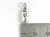 Potato sterling silver charm .925 Potatoe Potatos Vegetable charms detail