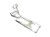 Tenon Saw sterling silver charm .925 Tools and Saws charms FNC046 additional view
