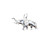 Elephant sterling silver charm .925 x 1 Elephants charms FNC031 detail