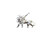 Lion sterling silver charm .925 Leo Big Game and Lions charms FNC041 alternate view