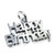 Happy Birthday sterling silver charm .925 x 1 Birthdays charms